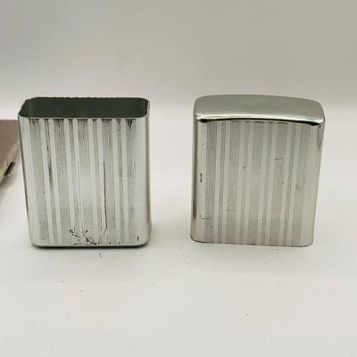 LOT 399: Red Robson Pioneer Table Lighter, Silver-tone Table Lighter Made in Japan, Cigarette Cases and More
