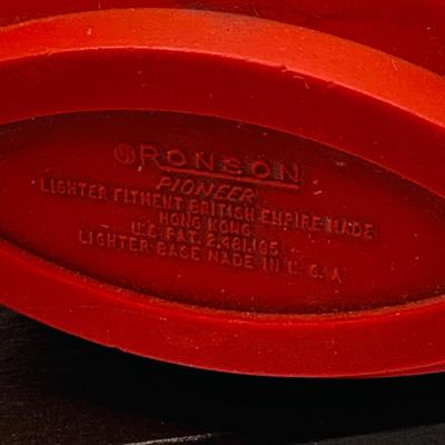 LOT 399: Red Robson Pioneer Table Lighter, Silver-tone Table Lighter Made in Japan, Cigarette Cases and More