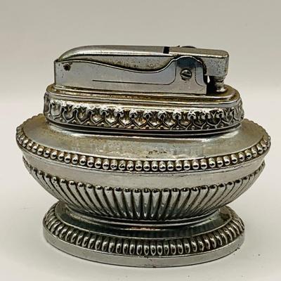 LOT 399: Red Robson Pioneer Table Lighter, Silver-tone Table Lighter Made in Japan, Cigarette Cases and More