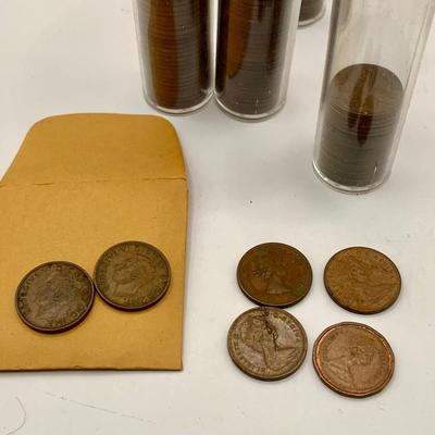 LOT402: Canadian Coins Including 1922 Counterfeit Nickel, 1920 Penny and Much More