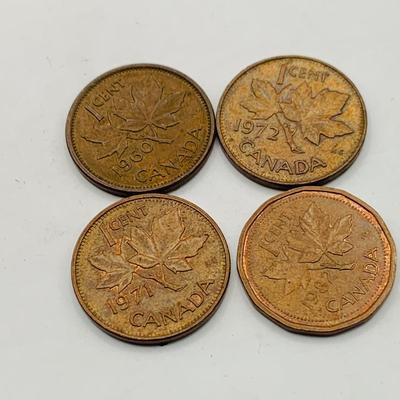 LOT402: Canadian Coins Including 1922 Counterfeit Nickel, 1920 Penny and Much More