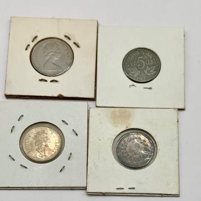 LOT402: Canadian Coins Including 1922 Counterfeit Nickel, 1920 Penny and Much More
