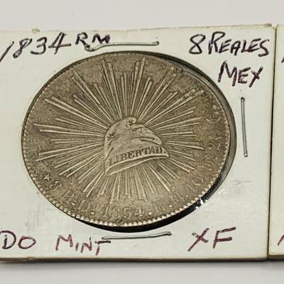LOT 403: Collection of Vintage Coins From Mexico