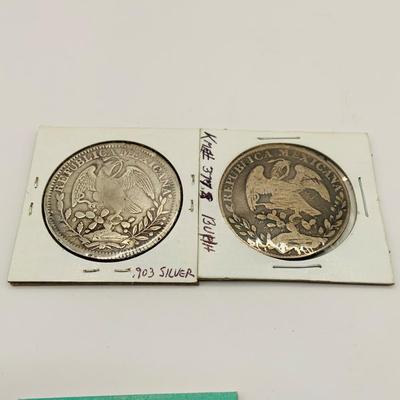 LOT 403: Collection of Vintage Coins From Mexico