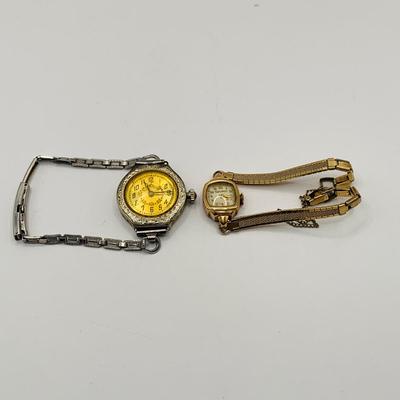 LOT 404: Woman’s Bulova and Waltham Wrist Watch