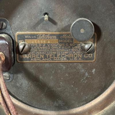 LOT 432: Vintage Telechron Electric Mantel Clocks