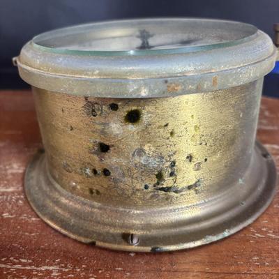 LOT 433: Vintage Schatz Precision Barometer & Swift 8-Day, Jeweled Ships Clock