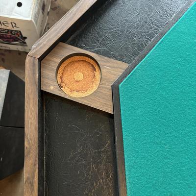 LOT 435: Game Table: 3 in 1 Bumper Pool, Poker & Card
