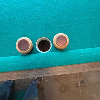 LOT 435: Game Table: 3 in 1 Bumper Pool, Poker & Card