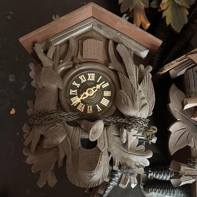 LOT 436: As Found Cuckoo Clocks & Parts