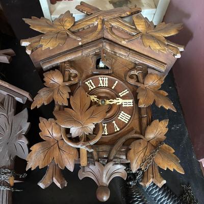 LOT 436: As Found Cuckoo Clocks & Parts