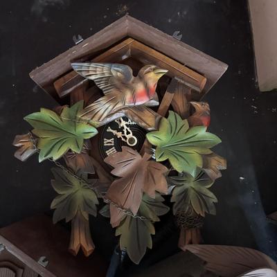 LOT 436: As Found Cuckoo Clocks & Parts