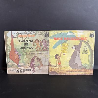 LOT 439: Vintage Kenner's Give a Show Projector, Electric EDU-QUIZ Vintage Educational Jacmar Game, 45 Jungle Book Records & More