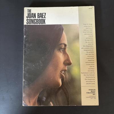 LOT 440: Vintage Joan Baez Collection: LP's & 45's, Songbook, People Magazine, Souvenir Program & Camden County 1967...