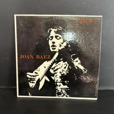 LOT 440: Vintage Joan Baez Collection: LP's & 45's, Songbook, People Magazine, Souvenir Program & Camden County 1967...