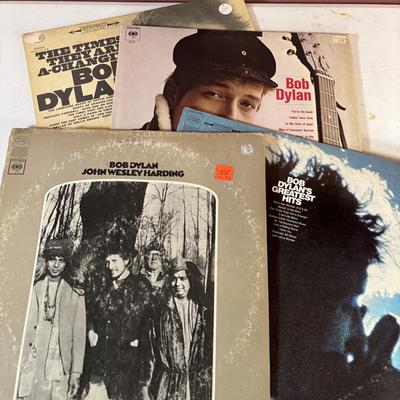 LOT 444: Bob Dylan LP Collection