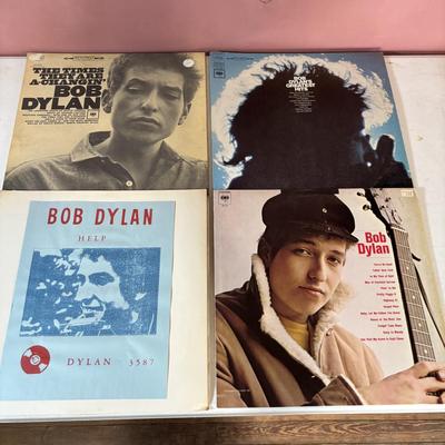 LOT 444: Bob Dylan LP Collection