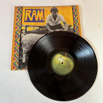 LOT 445: Vintage LPs: Concert for Bangladesh LP: George Harrison & Friends, along w/ The Beatles Early Years & Let it Be &...