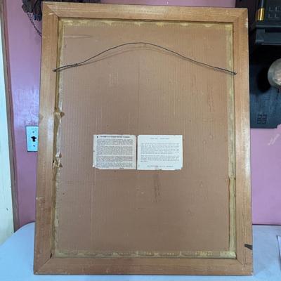 LOT 448: Hand Silk-Screen Print by Apache Artist Frank Vigil, Tewa Enterprise