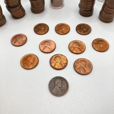 LOT 465: Large Collection of Vintage Pennies - Wheat and More