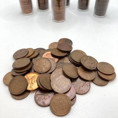 LOT 465: Large Collection of Vintage Pennies - Wheat and More
