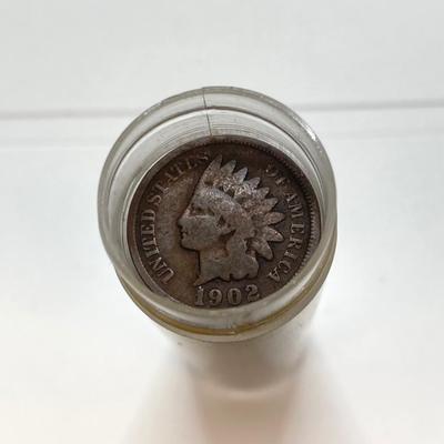 LOT 466: Vintage Indian Penny Collection