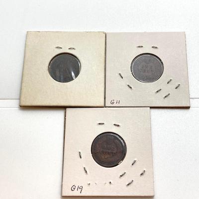 LOT 466: Vintage Indian Penny Collection