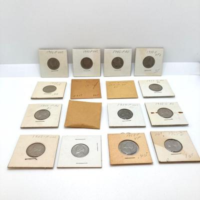 LOT 467: Vintage U.S. Nickel Coin Collection - "Silver War Nickels" and More