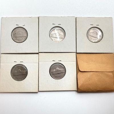 LOT 467: Vintage U.S. Nickel Coin Collection - "Silver War Nickels" and More