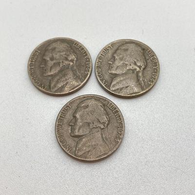 LOT 467: Vintage U.S. Nickel Coin Collection - "Silver War Nickels" and More