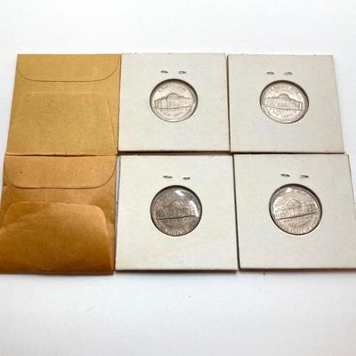 LOT 467: Vintage U.S. Nickel Coin Collection - "Silver War Nickels" and More