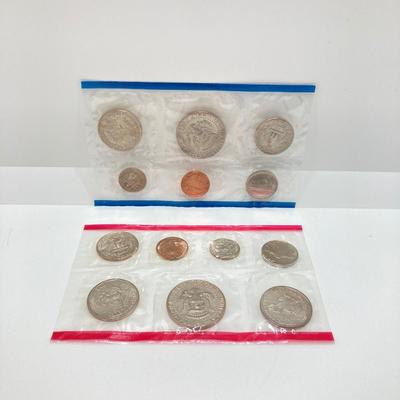 LOT 471: 1776-1976 United States Bicentennial Silver Proof Set, 1980 Uncirculated U.S. Mint Coin Set and 1981 Uncirculated U.S. Mint Coin...