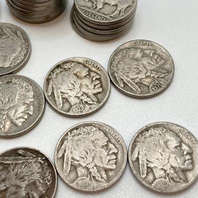 LOT 472: Collection of U.S. Buffalo Nickel Coins