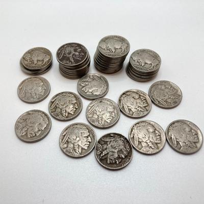 LOT 472: Collection of U.S. Buffalo Nickel Coins