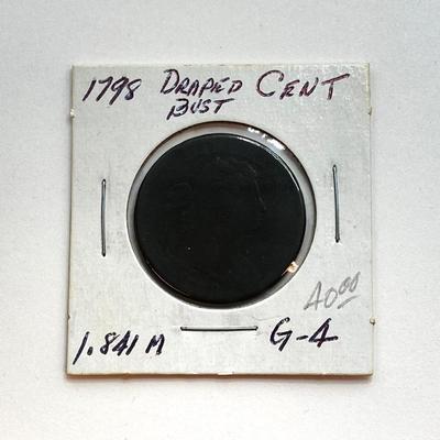 LOT 474: 1798 Draped Bust 1 Cent Coins