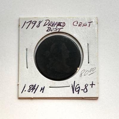 LOT 474: 1798 Draped Bust 1 Cent Coins