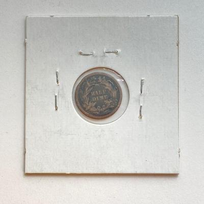 LOT 475: 1854 to 1871 U.S. Half Dime Silver Coins