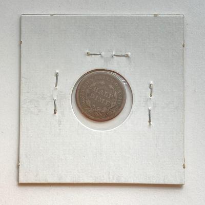 LOT 475: 1854 to 1871 U.S. Half Dime Silver Coins