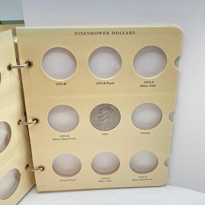 LOT 477: First Day of Issue Commemorating The Bicentennial April 13, 1976 Two Dollar Bill, U.S. Eisenhower One Dollar Coins and...