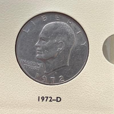 LOT 477: First Day of Issue Commemorating The Bicentennial April 13, 1976 Two Dollar Bill, U.S. Eisenhower One Dollar Coins and...