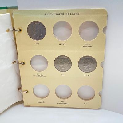 LOT 477: First Day of Issue Commemorating The Bicentennial April 13, 1976 Two Dollar Bill, U.S. Eisenhower One Dollar Coins and...