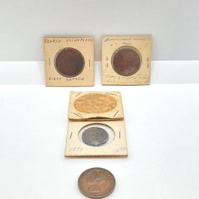 LOT 479: Assorted Vintage Coins and Tokens