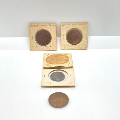 LOT 479: Assorted Vintage Coins and Tokens