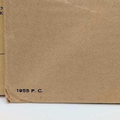 LOT 484J: Two 1955 United States Mint, Philadelphia, PA, Proof Sets, In original Flat Pack, Sealed Envelopes
