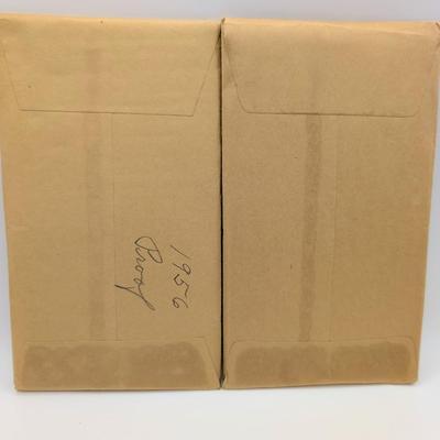 LOT 488J: Two 1956 United States Mint, Philadelphia, PA, In Original Flat Pack Sealed Envelopes