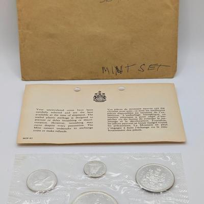 LOT 490J: 1965 & 1966 Canadian Mint Set, Uncirculated Mixed Coins