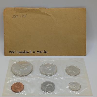 LOT 491J: 1964 Canada Silver Proof Like Set, 1965 Canadian Mint Set & 1968 Double Regina, Small Island Set