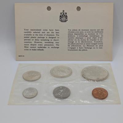 LOT 491J: 1964 Canada Silver Proof Like Set, 1965 Canadian Mint Set & 1968 Double Regina, Small Island Set