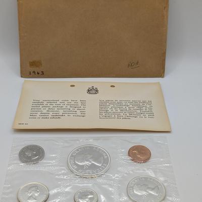 LOT 493J: 1963, 1965 & 1966 Canadian Mint, Uncirculated Mixed Coins Sets