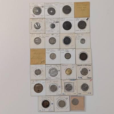 LOT 494J: Large Coin Collection From Around The World, With Dates Ranging from The Mid/Late 1660's Through 1974